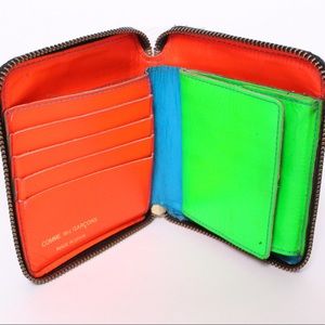 Comme des Garçons CDG Super Fluo wallet
